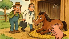 Barzelletta: Un fattore compra un cavallo