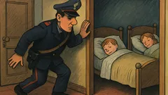 Barzelletta: un carabiniere rientra tardi, al buio