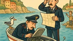 Barzelletta: I carabinieri scendono a spingere...