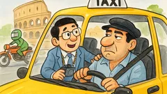 Barzelletta: Un giapponese prende un taxi a Roma