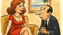 Barzelletta: Una signora vuole due baci