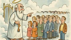 Barzelletta: San Pietro divide tre colonne