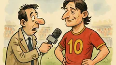 Barzelletta: Un giornalista intervista Totti agli Europei