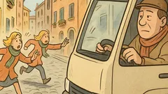 Barzelletta: una bionda insegue un camion