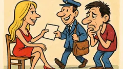 Barzelletta: Ilary e Totti scrivono a un analfabeta