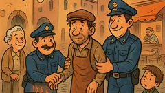 Barzelletta: Arrestato un venditore abusivo di caldarroste...