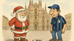 Barzelletta: In Duomo Babbo Natale e un interista...