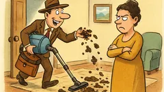 Barzelletta: un venditore d’aspirapolveri entra deciso