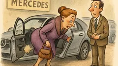 Barzelletta: una signora entra in concessionaria Mercedes
