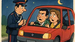 Barzelletta: Un carabiniere ferma marito e moglie