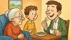 Barzelletta: Pierino porta un amico dalla nonna