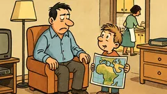 Barzelletta: «Papà, dov’è l’Africa?»