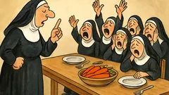 Barzelletta: La madre superiora annuncia le carote