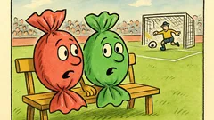 Barzelletta: Due caramelle guardano la partita