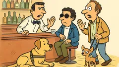 Barzelletta: Entra un tizio con il cane…