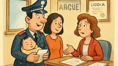 Barzelletta: Carabiniere adotta giapponese e corre a scuola