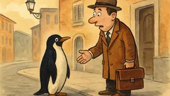 Barzelletta: Buonasera, si interessa di pinguini?