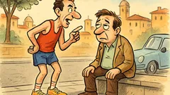 Barzelletta: Un tipo sportivo invita alla maratona