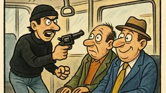 Barzelletta: Sull'autobus, «Questa è una rapina!»