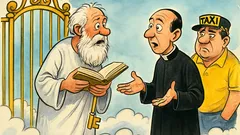 Barzelletta: Un prete e un tassista romano…