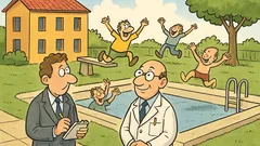 Barzelletta: Uno psichiatra inaugura la piscina