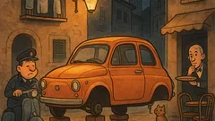 Barzelletta: Nella notte, ladri alzano l’auto…