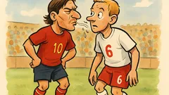 Barzelletta: Totti e Poulsen, incollati in campo