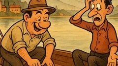 Barzelletta: Due matti in barca a pesca