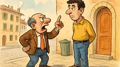 Barzelletta: Un ometto incrocia un giovanotto: «Cornuto!»