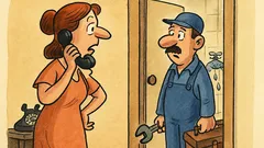 Barzelletta: Pronto, è l’idraulico? Il rubinetto perde…