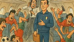 Barzelletta: la squadra dei matti in aereo…