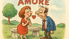 Barzelletta: AMORE, cinque lettere e due idioti