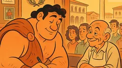 Barzelletta: Il primo uomo a compilare?