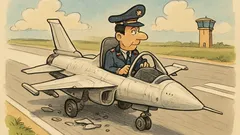 Barzelletta: un carabiniere su un jet supersonico