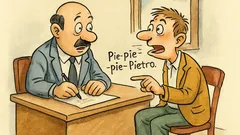 Barzelletta: In ufficio: «Nome?»