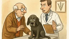 Barzelletta: Dottore, il mio cane sta morendo…