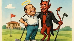 Barzelletta: Berlusconi scivola e finisce in Paradiso