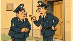 Barzelletta: L’assassino scappa dall’ingresso!