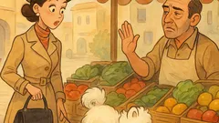 Barzelletta: Una signora chic dal fruttivendolo…