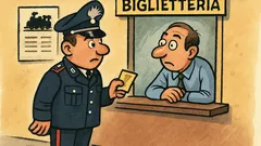 Barzelletta: Un carabiniere chiede un biglietto per Reggio...