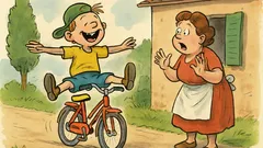 Barzelletta: Pierino impara ad andare in bicicletta…