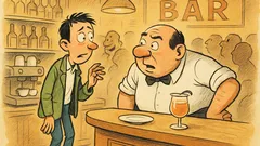 Barzelletta: Entra un timido al bar...