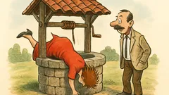 Barzelletta: Marito e moglie al pozzo