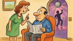 Barzelletta: La moglie al marito, domani in discoteca?