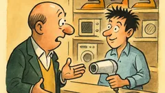 Barzelletta: Avete un phon che rizza i capelli?