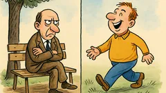 Barzelletta: Entra la felicità in un bar...