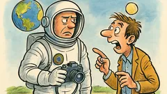 Barzelletta: Un cosmonauta torna dalla Luna