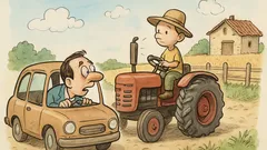 Barzelletta: Un signore si perde in campagna...