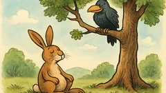 Barzelletta: una lepre vede un corvo