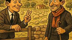 Barzelletta: Un carabiniere scommette con un pastore